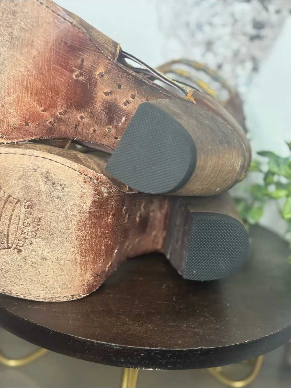 Junk Gypsy ankle cut out boots